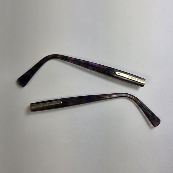 COACH HC 6065 5288 CONFETTI PURPLE 51-17-135mm TEMPLE ARM PARTS - Picture 1 of 11